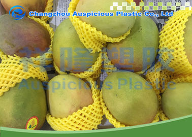 Rotes grünes weißes gelbes Farbschaum-Frucht-Netz für Bananen-Papaya-Paket